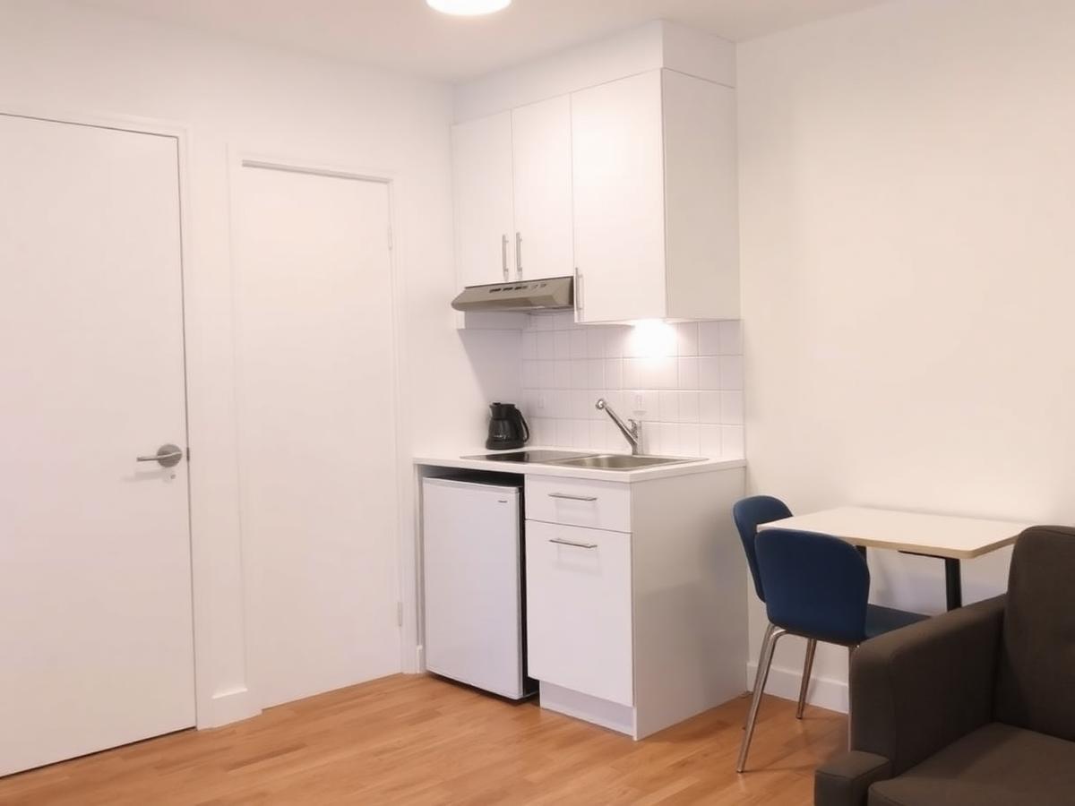 Compact studio with kitchenette, Samaru