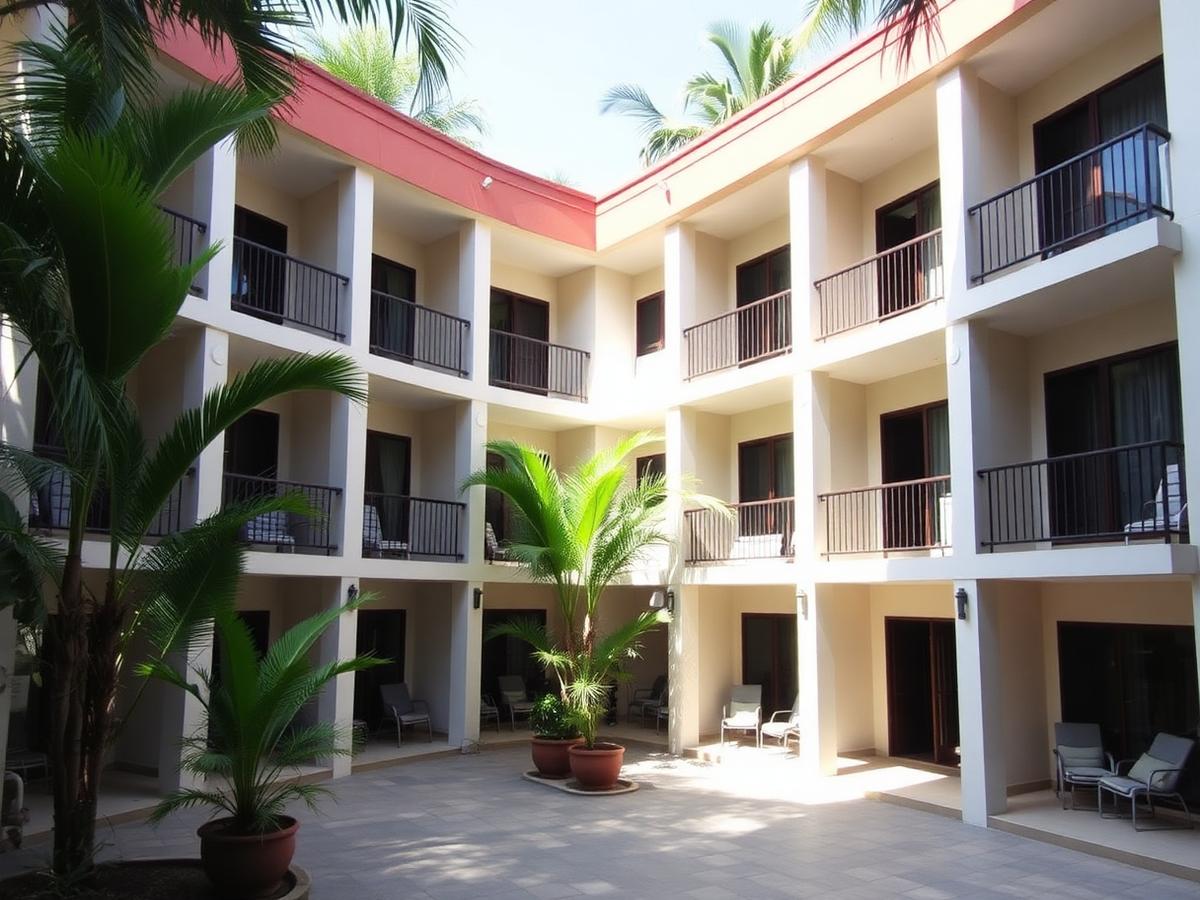 Room in modern hostel block, Nsukka